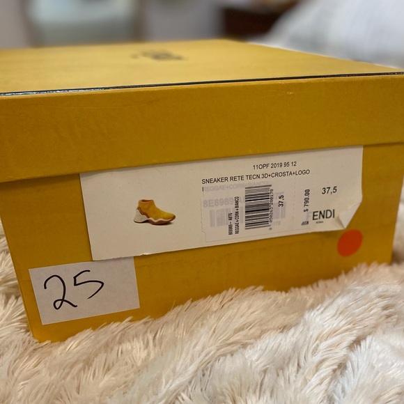 Fendi Jacquard Neoprene Sneakers - Picture 5 of 5